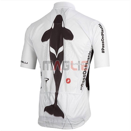 Maglia Sky Manica Corta 2018 Bianco Nero